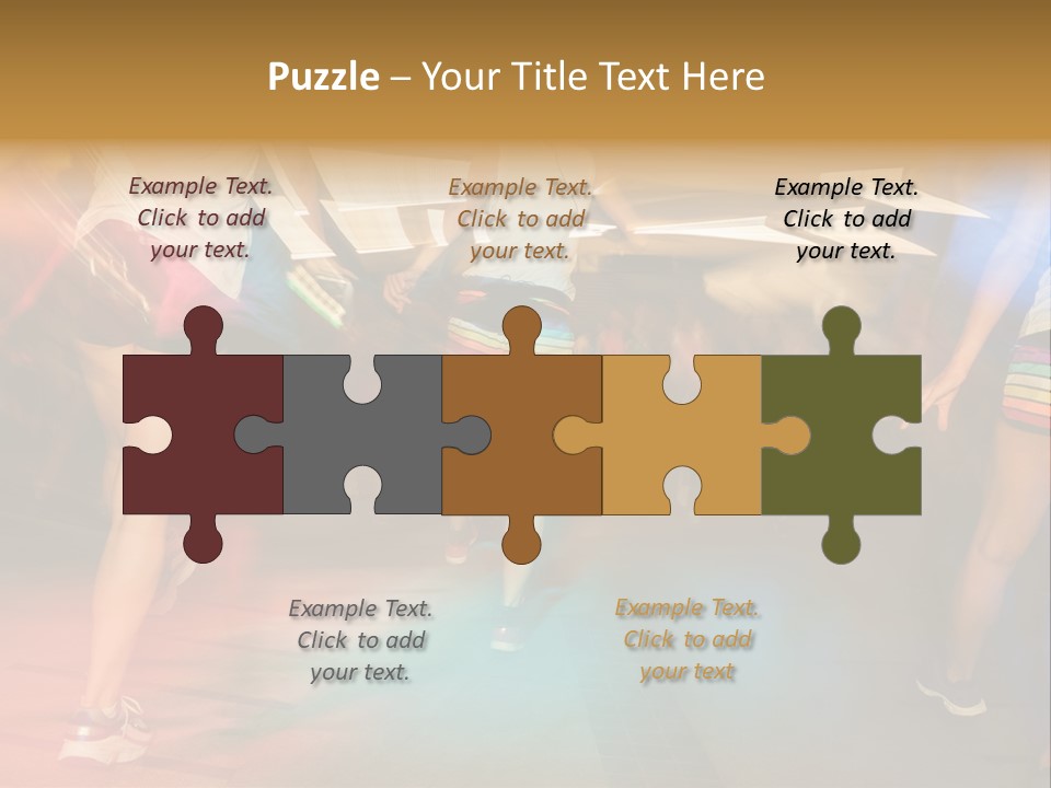 A Group Of People Walking Down A Street At Night PowerPoint Template