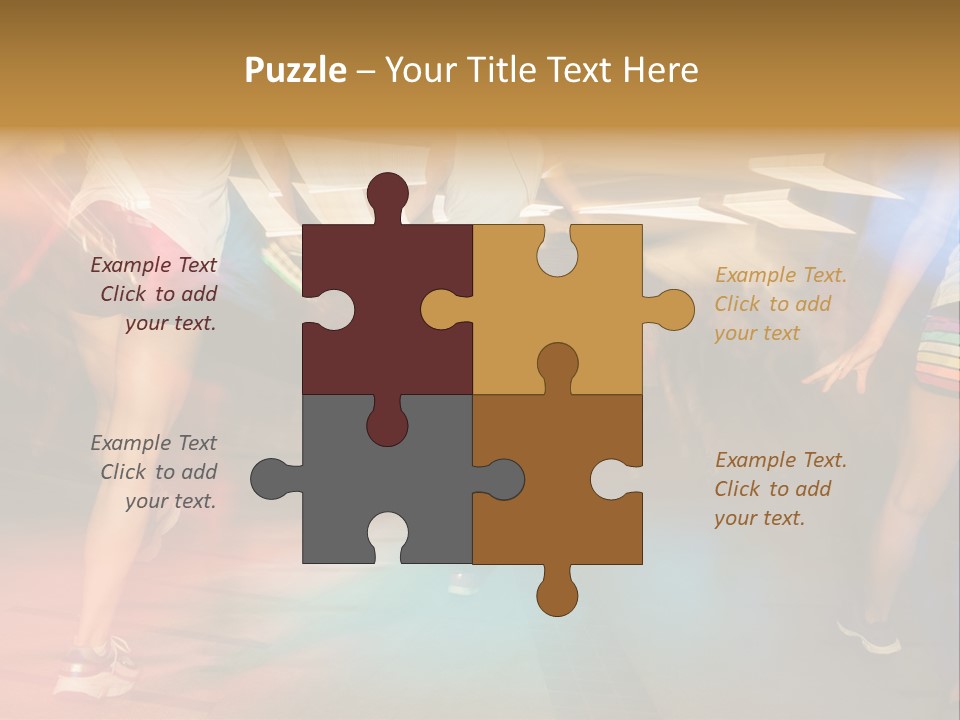 A Group Of People Walking Down A Street At Night PowerPoint Template