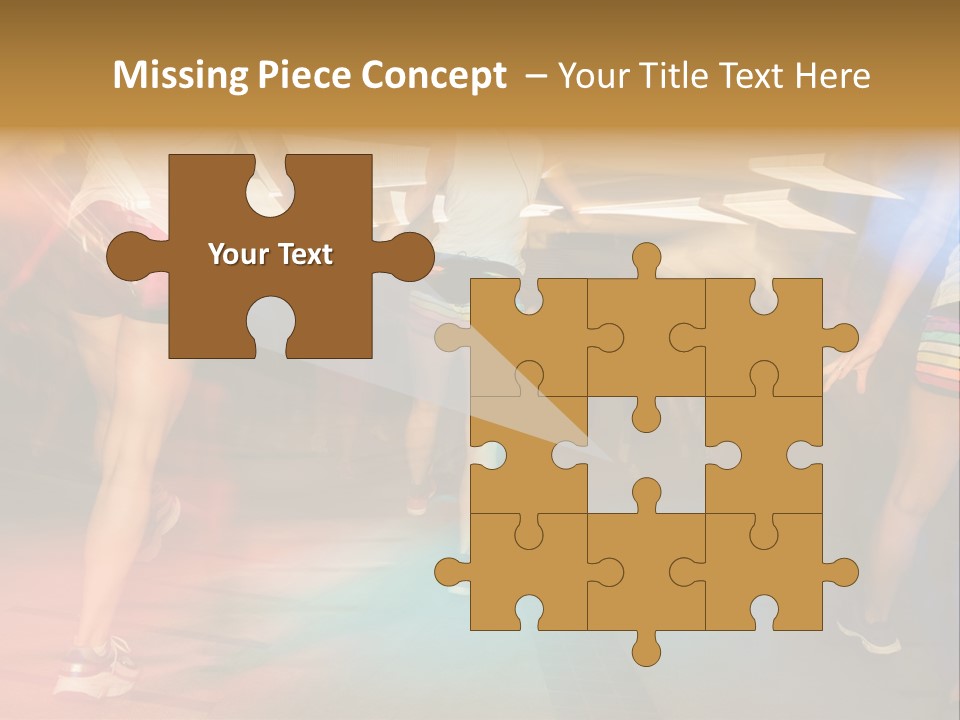 A Group Of People Walking Down A Street At Night PowerPoint Template