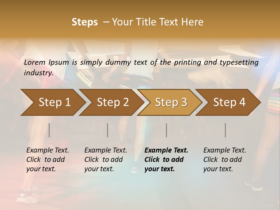 A Group Of People Walking Down A Street At Night PowerPoint Template