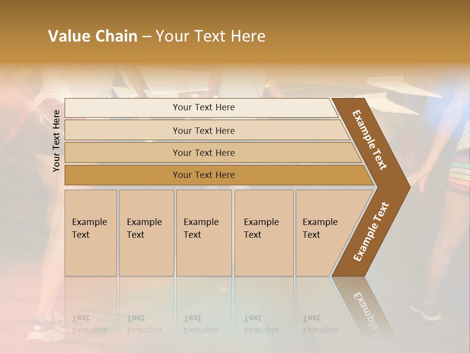 A Group Of People Walking Down A Street At Night PowerPoint Template