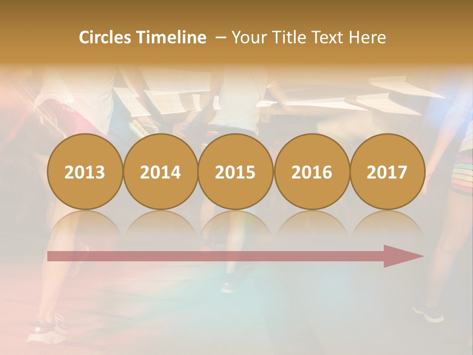 A Group Of People Walking Down A Street At Night PowerPoint Template