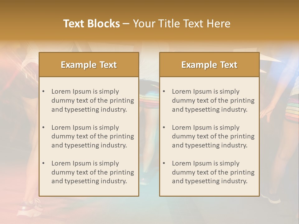 A Group Of People Walking Down A Street At Night PowerPoint Template