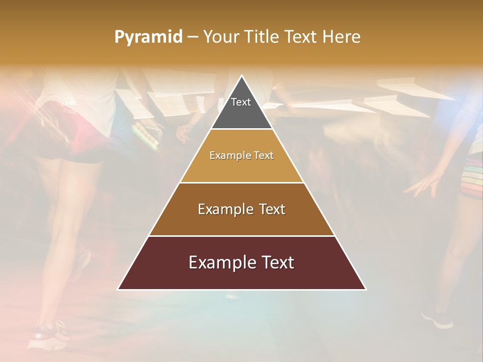 A Group Of People Walking Down A Street At Night PowerPoint Template