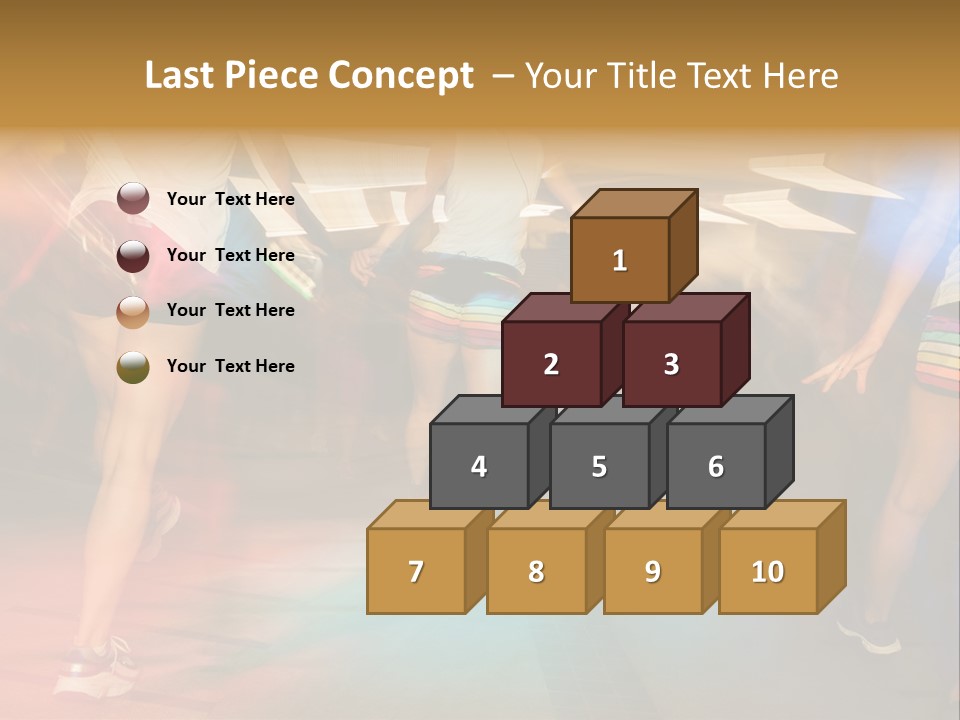 A Group Of People Walking Down A Street At Night PowerPoint Template