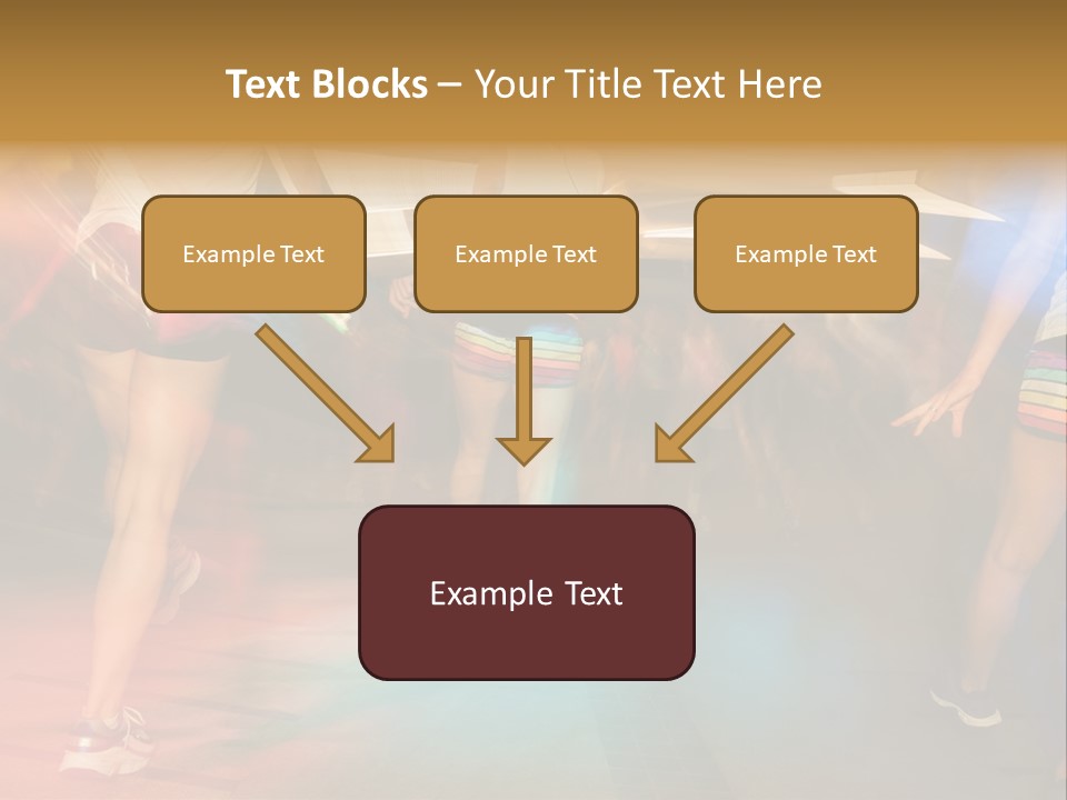 A Group Of People Walking Down A Street At Night PowerPoint Template