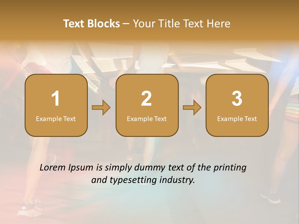 A Group Of People Walking Down A Street At Night PowerPoint Template