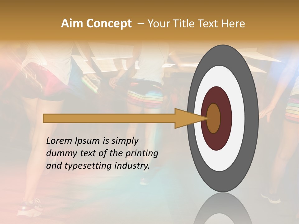 A Group Of People Walking Down A Street At Night PowerPoint Template