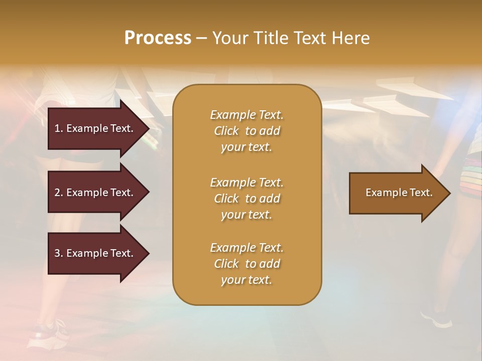A Group Of People Walking Down A Street At Night PowerPoint Template