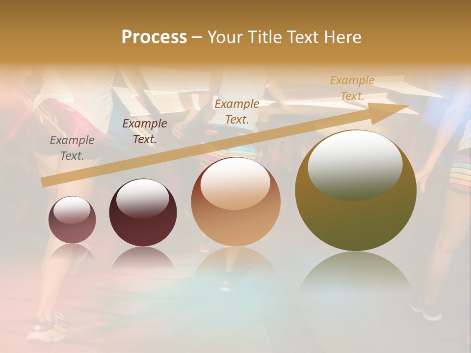 A Group Of People Walking Down A Street At Night PowerPoint Template