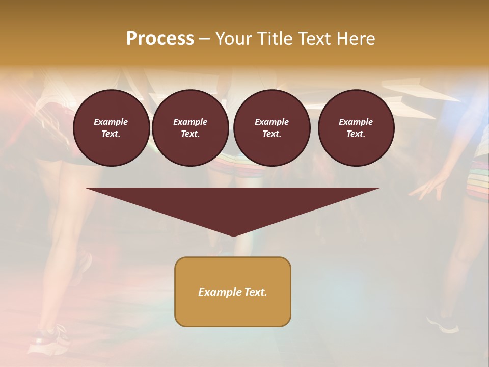 A Group Of People Walking Down A Street At Night PowerPoint Template