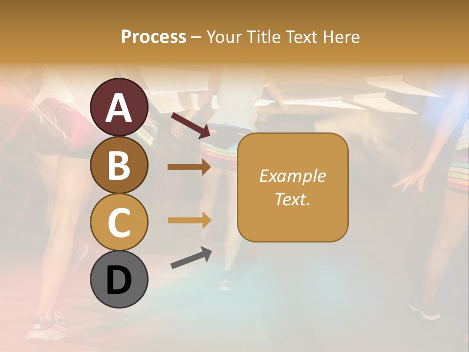 A Group Of People Walking Down A Street At Night PowerPoint Template