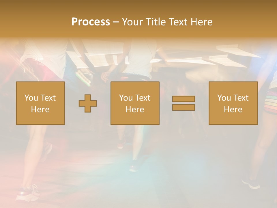A Group Of People Walking Down A Street At Night PowerPoint Template
