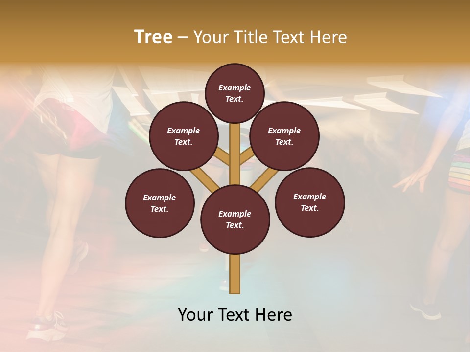 A Group Of People Walking Down A Street At Night PowerPoint Template