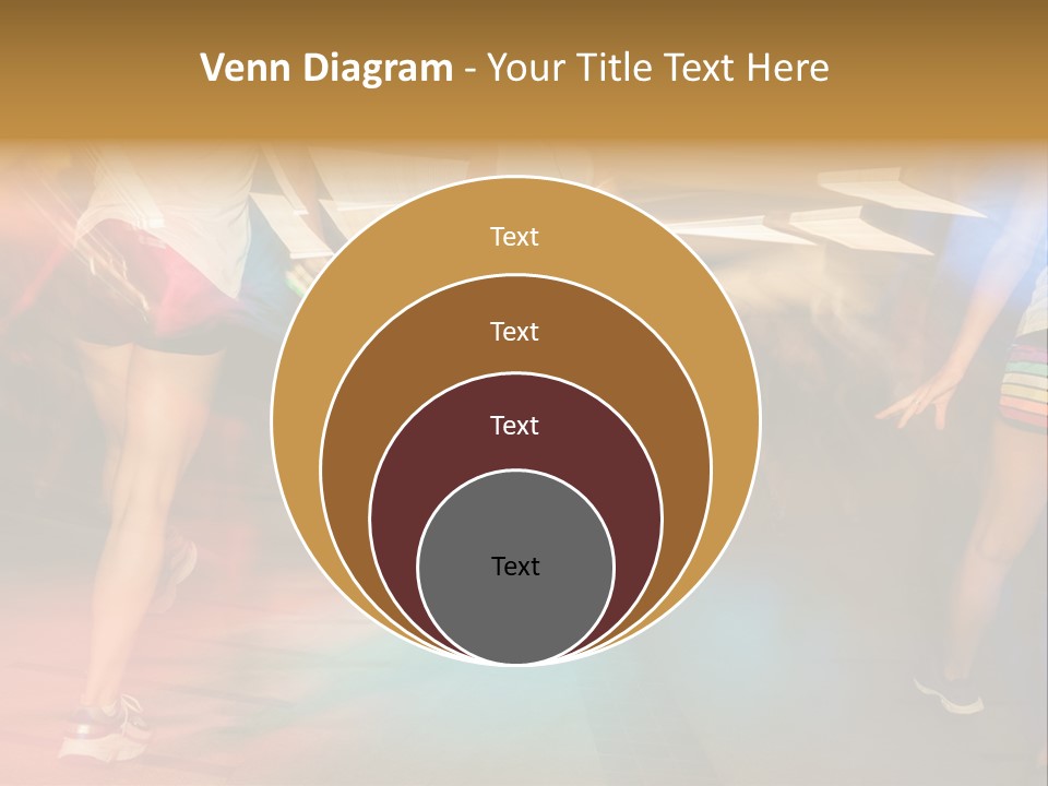 A Group Of People Walking Down A Street At Night PowerPoint Template