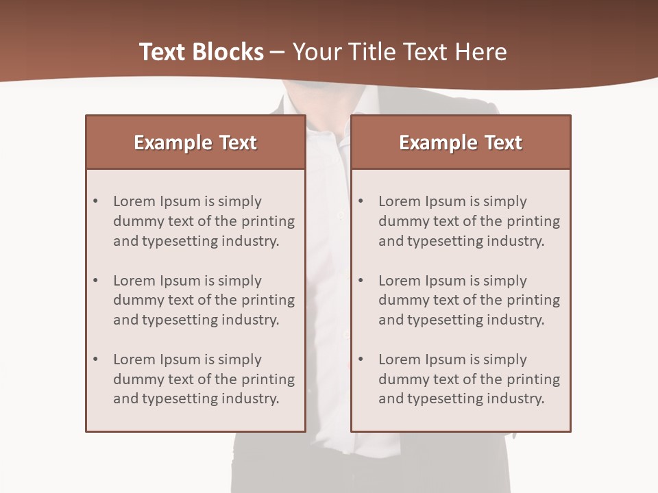 A Man In A Suit Holding A Piggy Bank PowerPoint Template