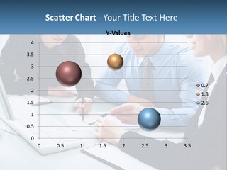 A Group Of People Sitting Around A Table With A Laptop PowerPoint Template