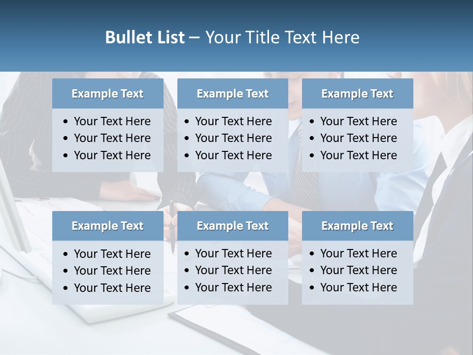 A Group Of People Sitting Around A Table With A Laptop PowerPoint Template