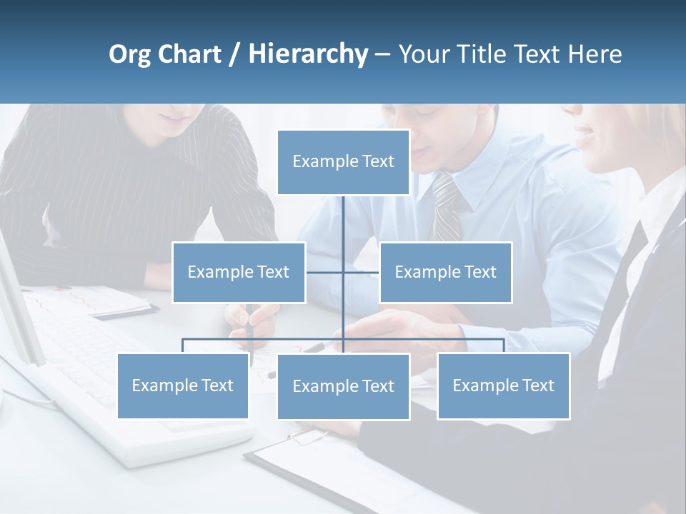 A Group Of People Sitting Around A Table With A Laptop PowerPoint Template