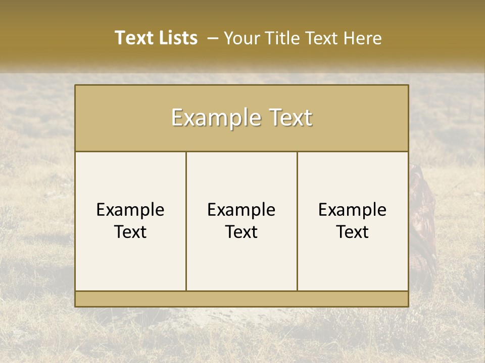 A Man With A Rifle In A Field PowerPoint Template