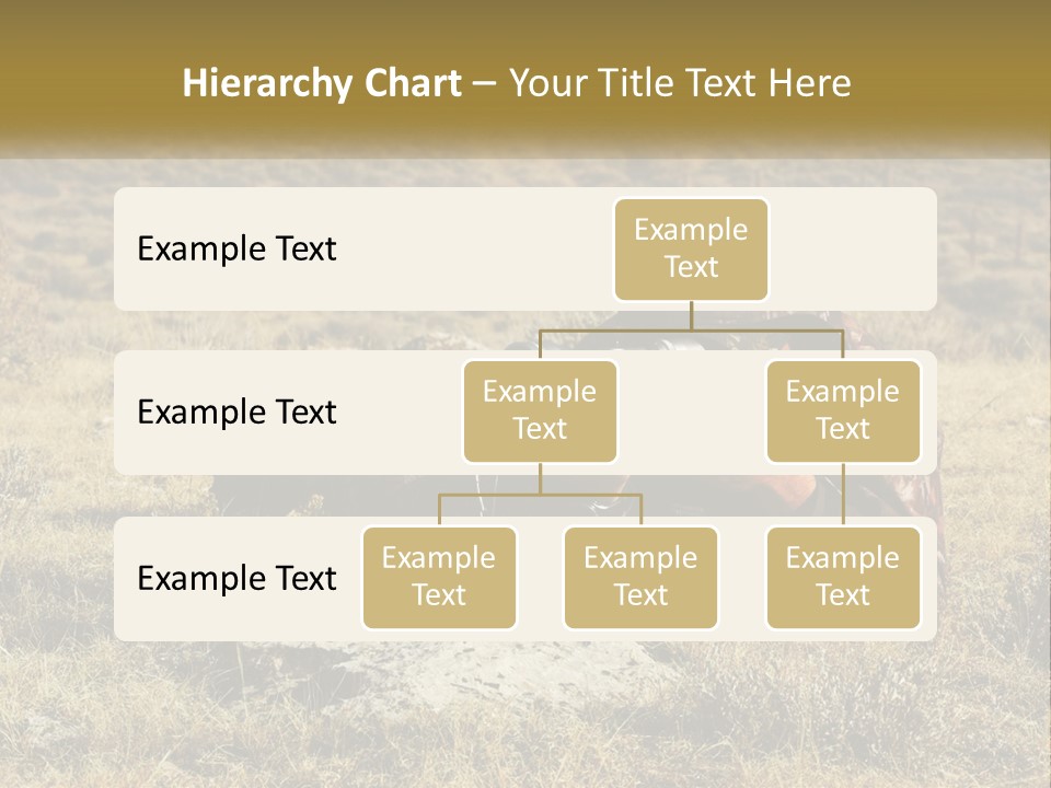 A Man With A Rifle In A Field PowerPoint Template