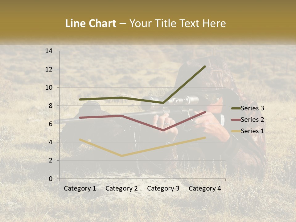 A Man With A Rifle In A Field PowerPoint Template