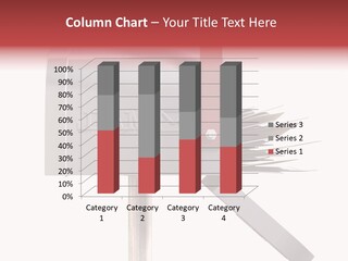 A Silver Mailbox With A Red Arrow On Top Of It PowerPoint Template