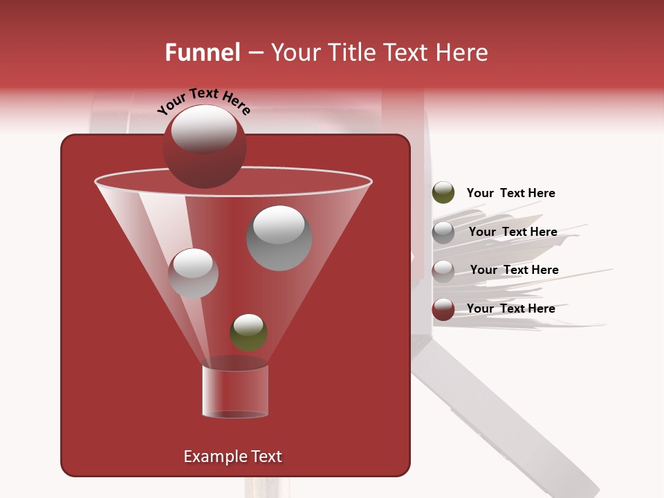 A Silver Mailbox With A Red Arrow On Top Of It PowerPoint Template