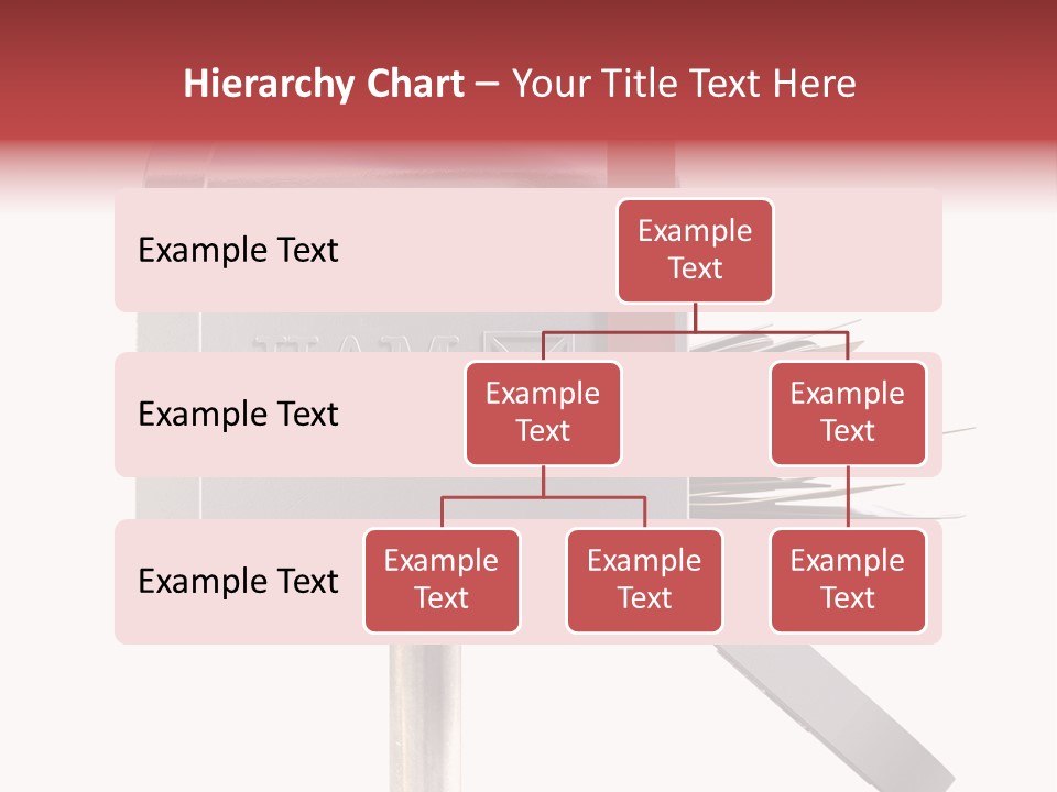 A Silver Mailbox With A Red Arrow On Top Of It PowerPoint Template