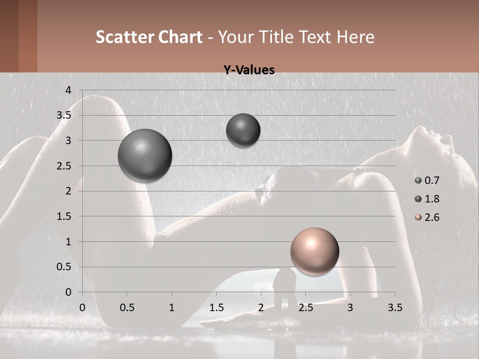 A Woman Laying On The Ground In The Rain PowerPoint Template