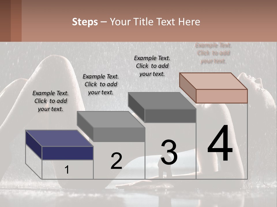 A Woman Laying On The Ground In The Rain PowerPoint Template