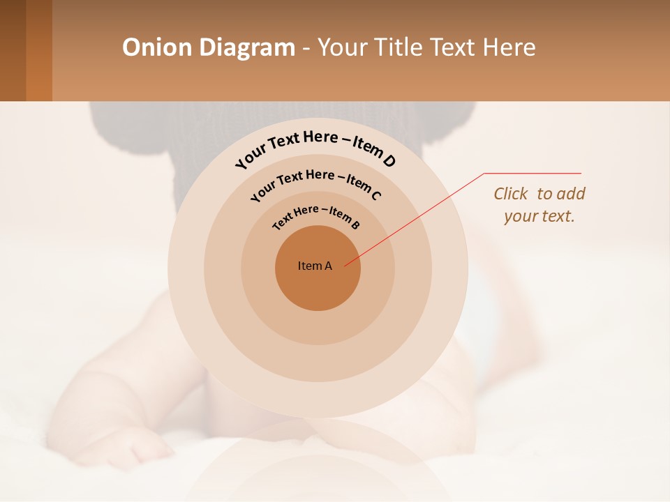 A Baby Wearing A Brown Hat Laying On Top Of A Bed PowerPoint Template