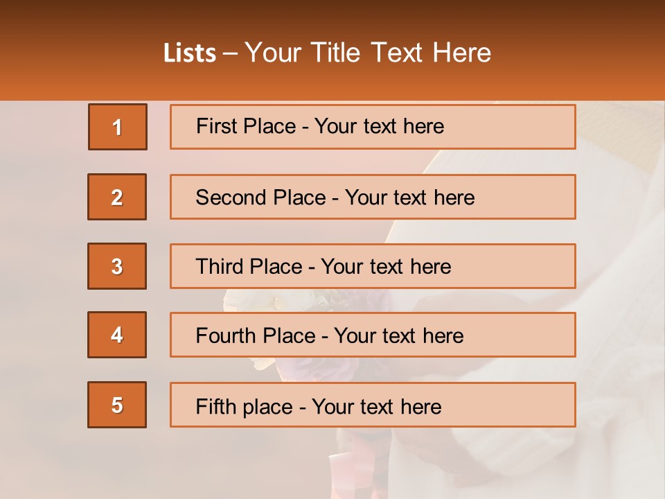 A Pregnant Woman Holding A Bouquet Of Flowers PowerPoint Template