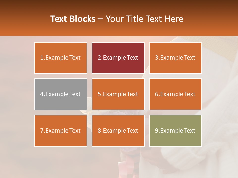 A Pregnant Woman Holding A Bouquet Of Flowers PowerPoint Template