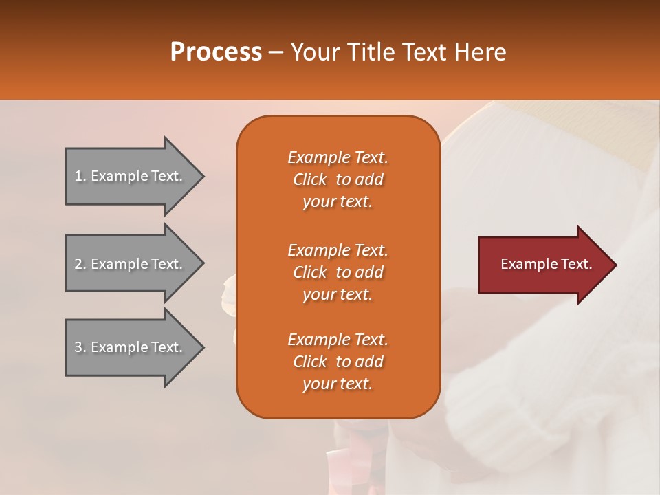 A Pregnant Woman Holding A Bouquet Of Flowers PowerPoint Template