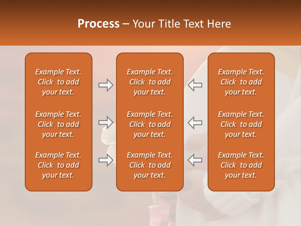 A Pregnant Woman Holding A Bouquet Of Flowers PowerPoint Template