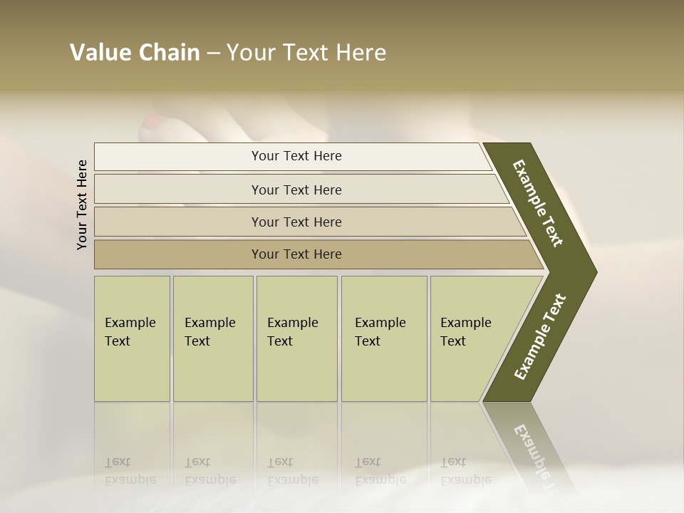 A Woman's Feet With Pink Nail Polish On Them PowerPoint Template