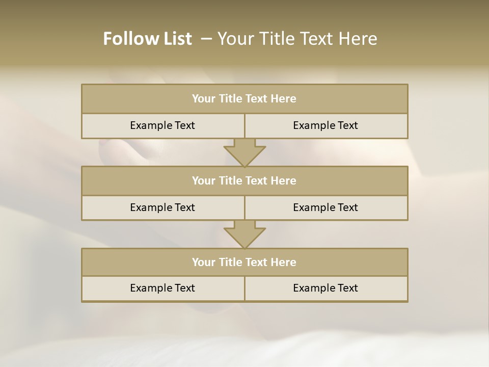 A Woman's Feet With Pink Nail Polish On Them PowerPoint Template