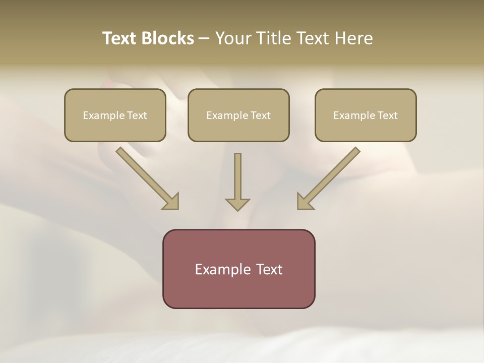 A Woman's Feet With Pink Nail Polish On Them PowerPoint Template
