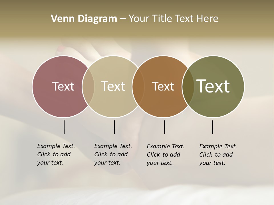 A Woman's Feet With Pink Nail Polish On Them PowerPoint Template