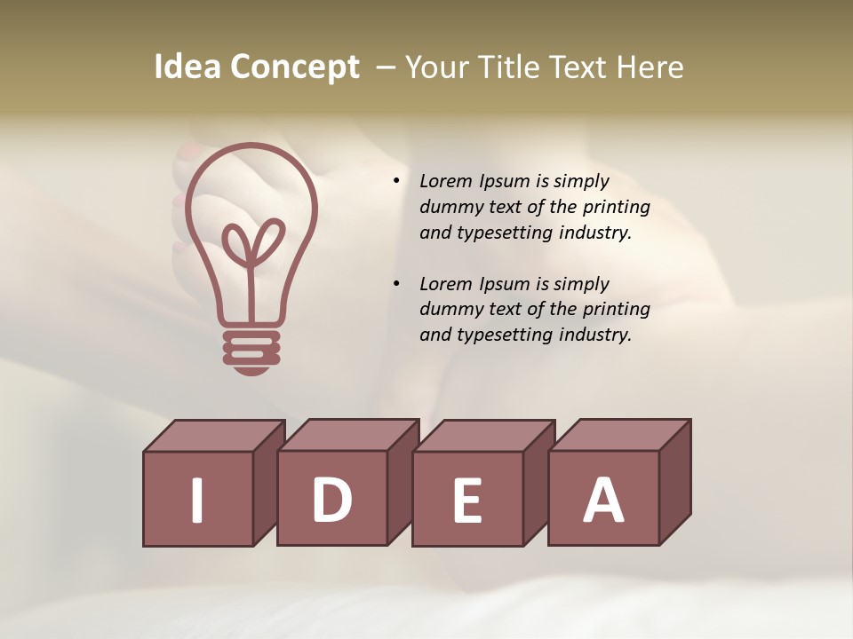 A Woman's Feet With Pink Nail Polish On Them PowerPoint Template