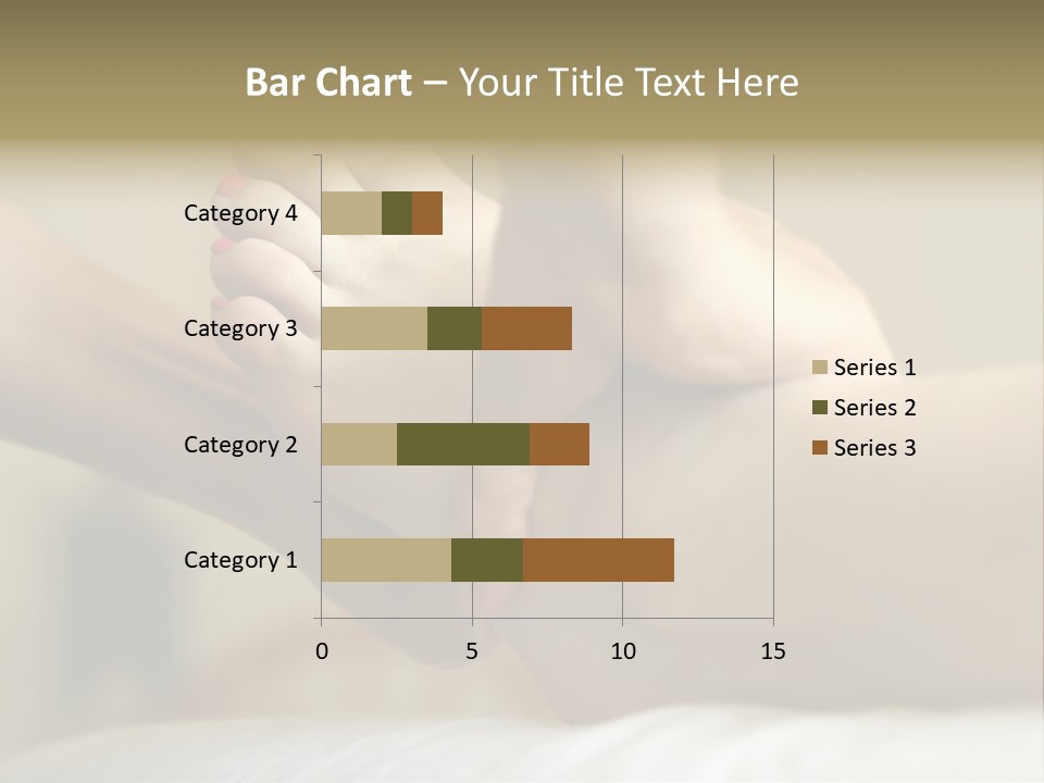 A Woman's Feet With Pink Nail Polish On Them PowerPoint Template