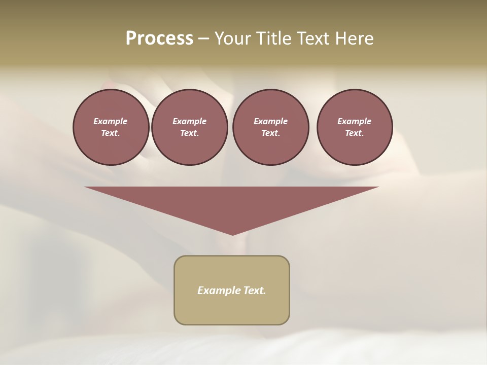 A Woman's Feet With Pink Nail Polish On Them PowerPoint Template