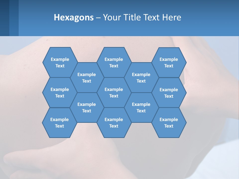 A Person Touching The Back Of Another Person's Shoulder PowerPoint Template