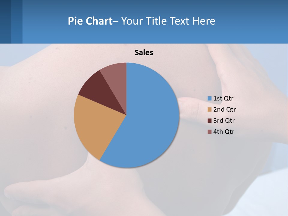 A Person Touching The Back Of Another Person's Shoulder PowerPoint Template