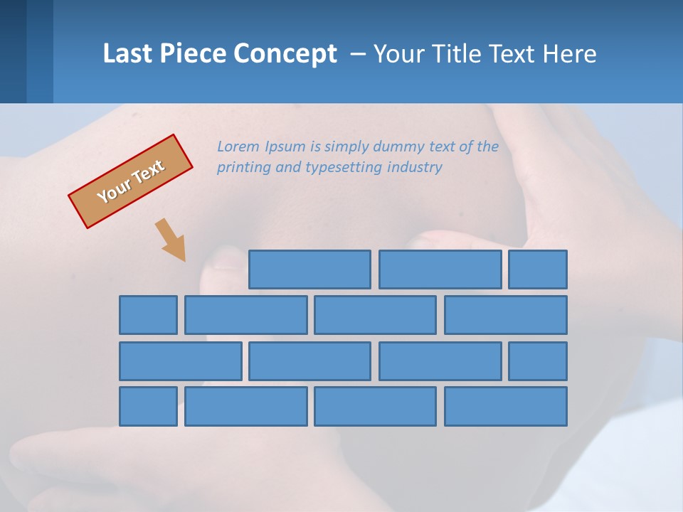 A Person Touching The Back Of Another Person's Shoulder PowerPoint Template