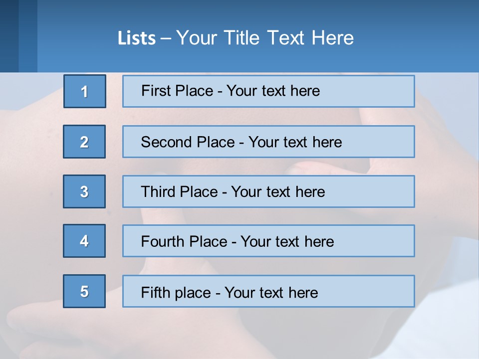 A Person Touching The Back Of Another Person's Shoulder PowerPoint Template