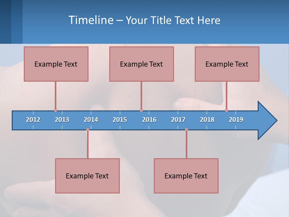 A Person Touching The Back Of Another Person's Shoulder PowerPoint Template