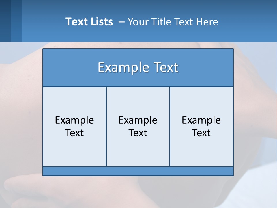 A Person Touching The Back Of Another Person's Shoulder PowerPoint Template