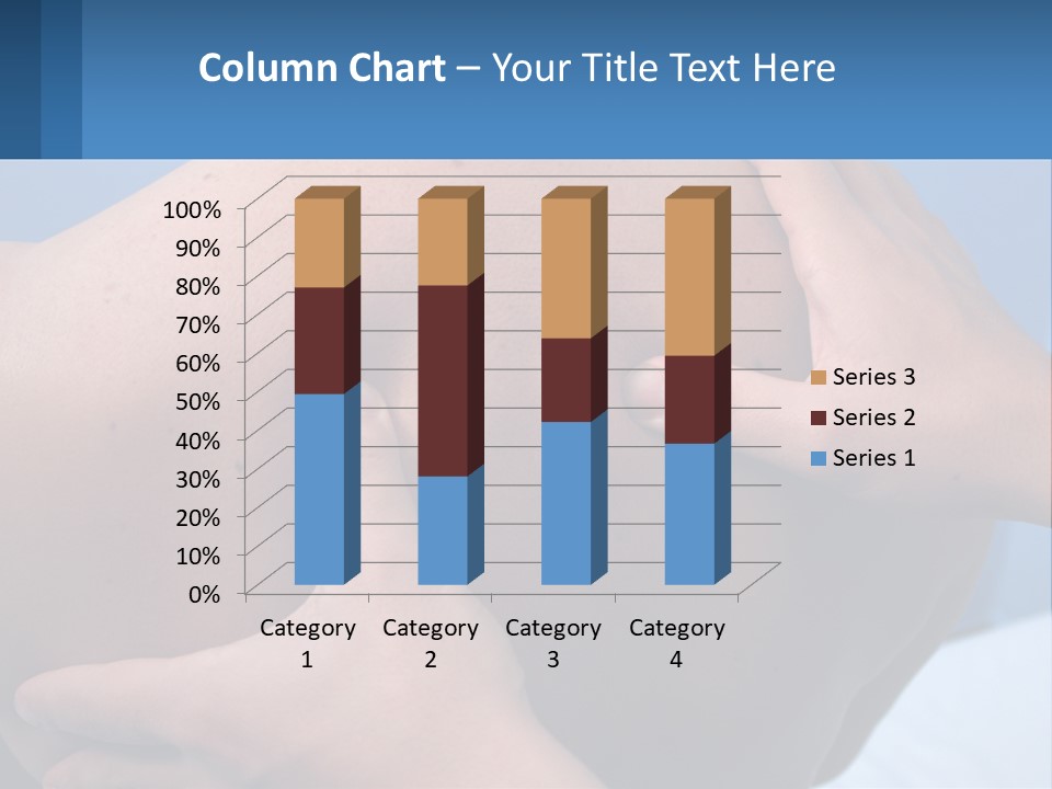 A Person Touching The Back Of Another Person's Shoulder PowerPoint Template